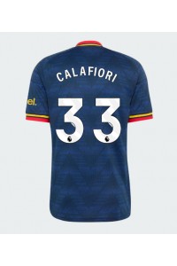 Arsenal Riccardo Calafiori #33 Jalkapallovaatteet Vieraspaita 2026-27 Lyhythihainen